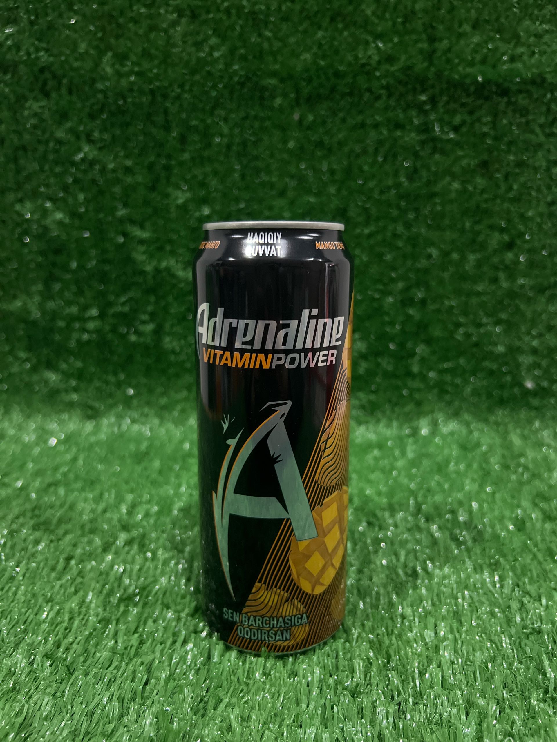 Adrenaline, Vitamin Power со вкусом манго алюминиевая банка 449 ml