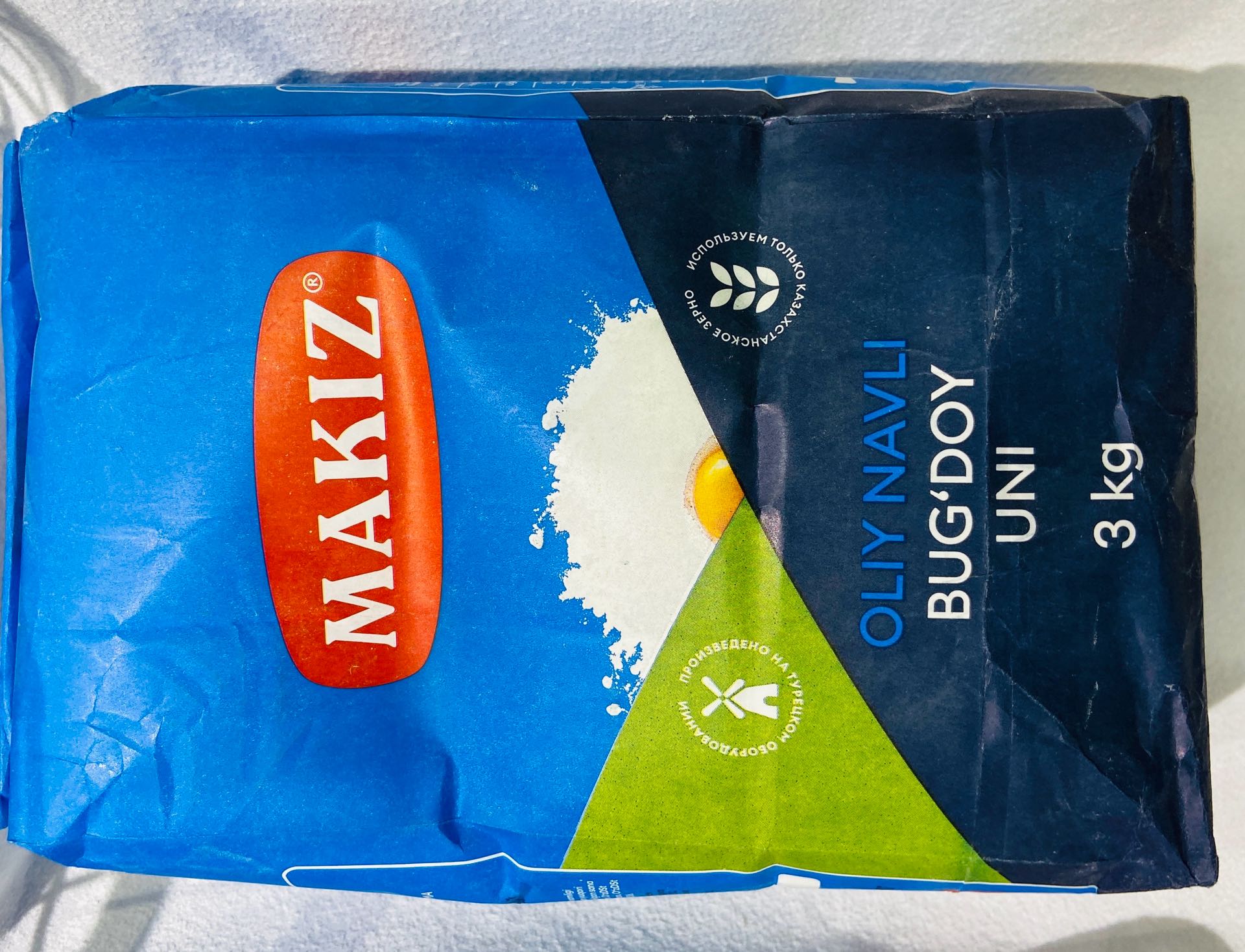 Makiz oliy navli bug`doy uni 3 kg
