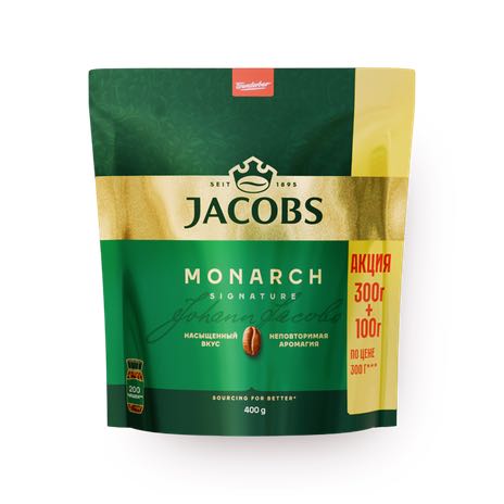 Jacobs, monarch 300г+100г