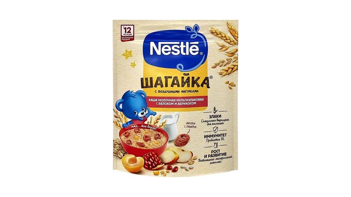Nestle шагайка мултизлаковая манго гранат 190г