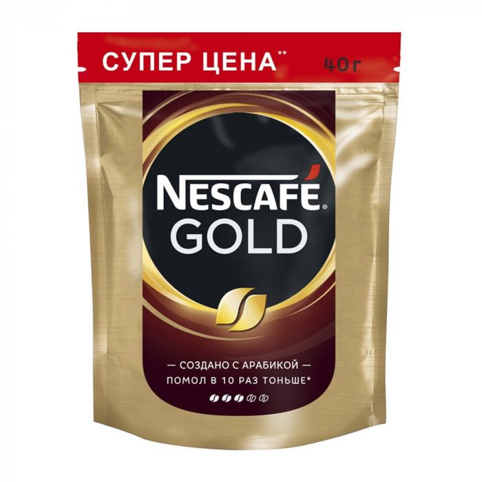 Nescafe, Gold doy pack 12х40г й21 уз