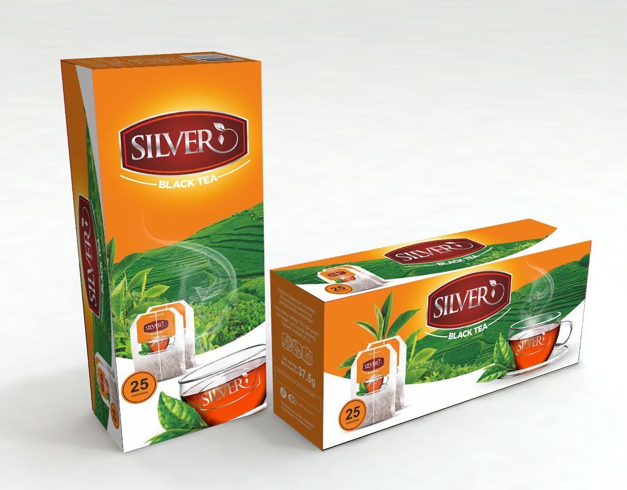 SILVER qora choy oddiy