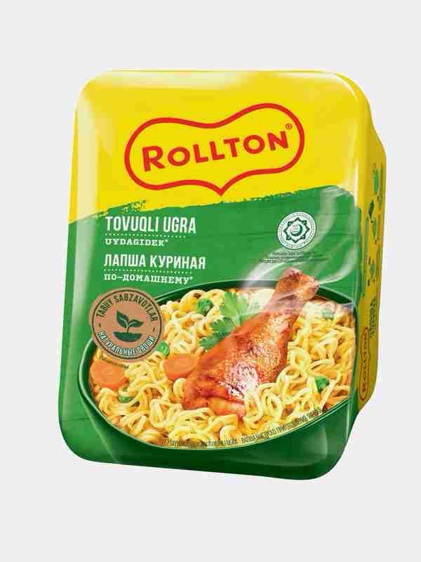 Роллтон, лапша куриный лоток 90г