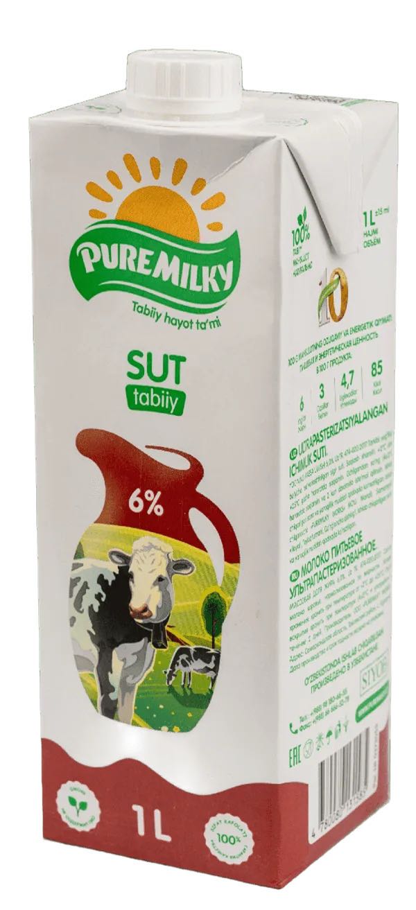 Moloko tetrapak 6%